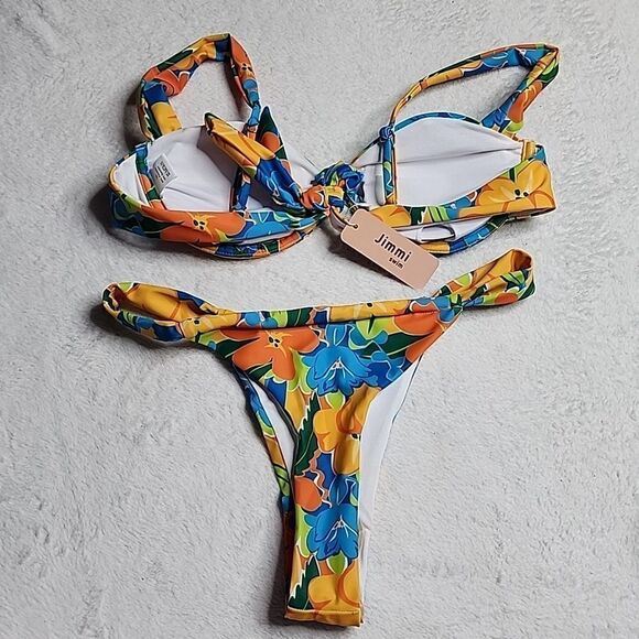 2555 NWT Jimmi Swim Macarena Set Size Medium - Picture 5 of 10